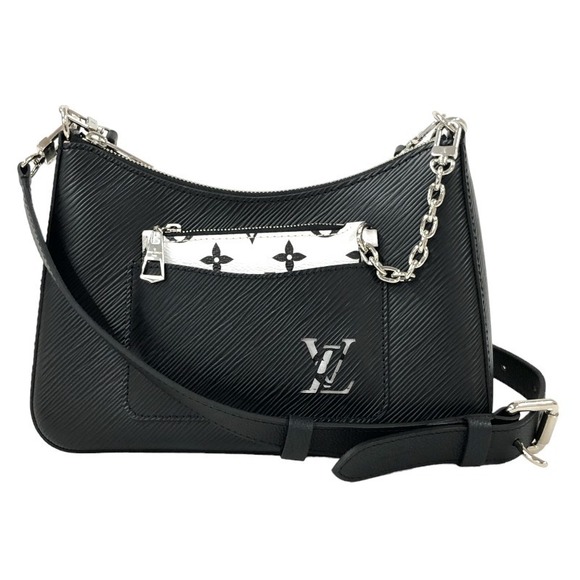 Louis Vuitton Marelle Epi Shoulder Bag Black - Picture 1 of 10